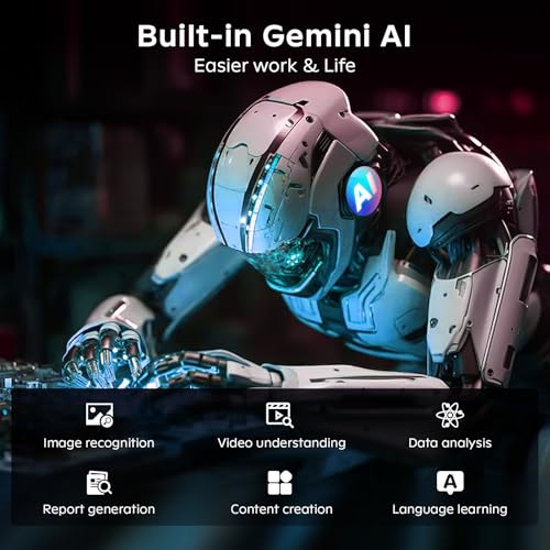 Image of 11 Inch Tablet Android 16 with Keyboard, 24GB RAM + 256GB ROM (2TB Expand), T7250 Octa-Core, 1920x1200 IPS FHD Display, 16MP+8MP Dual Camera, Gemini AI, GPS, 2.4G /5G WiFi, 8000mAh, Widevine L1
