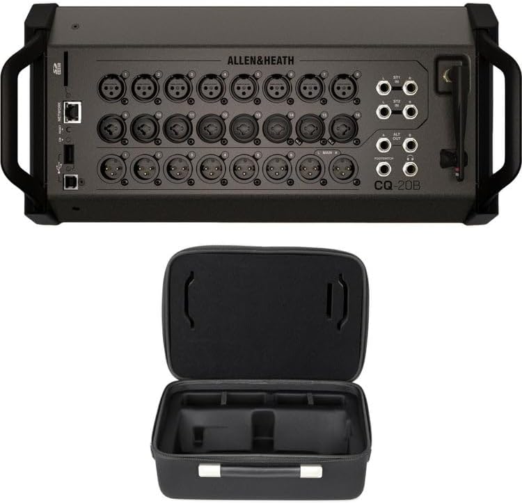 Allen & Heath CQ-20B 16-channel Rackmounted Digital Mixer with Padded Carry Bag