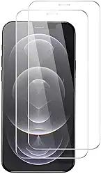 Pacote com 2 protetores de tela compatíveis com iPhone 11 Pro, proteção de sensor, compatível com ilha dinâmica, [proteção contra quedas] Película de vidro temperado de dureza 9H resistente a