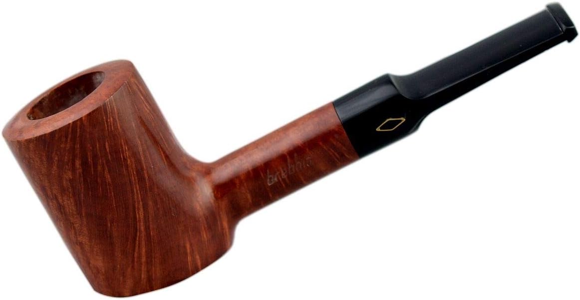 Junior (Ambra 2710) Briar Smooth Orange Handmade Poker Tobacco Smoking Pipe