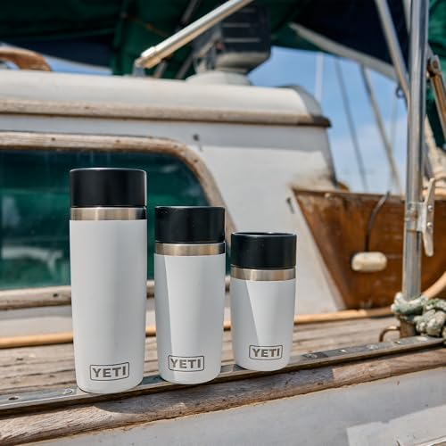 Image of YETI Rambler 8 oz Travel Bottle, Stainless Steel, Vacuum Insulated with Leakproof Commuter Cap, Tropical Pink