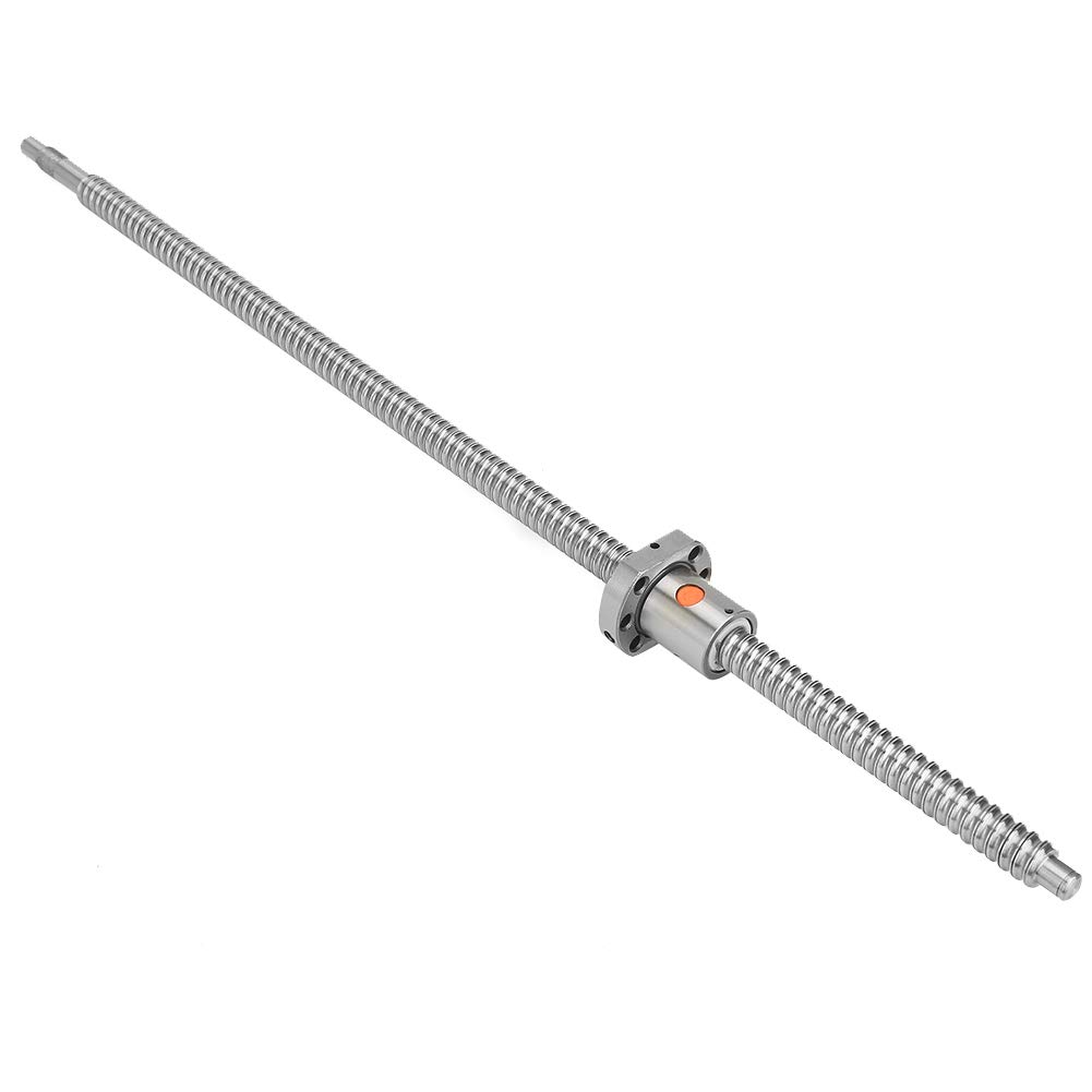 Husillo de Bolas, SFU1605 Bolas de Plomo para Husillo de de 600 Mm con Soportes Finales BK12 BF12 y Acoplador de 6,35 X 10 Mm