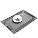 U'Artlines Placemat, Crossweave Woven Vinyl Non-Slip Insulation Placemat Washable Table Mats (Grey, 4pcs placemats)