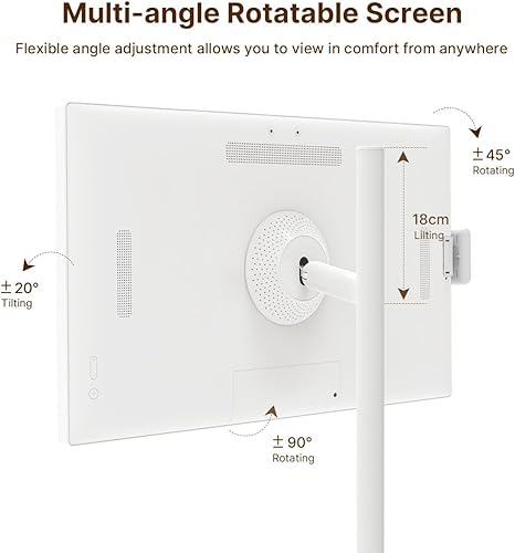 Miniatura 4 de Pantalla inteligente portátil de 32 pulgadas, monitor giratorio de 1080p con pantalla táctil Incell, sistema operativo Android (compatible con