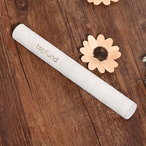TOPFUND Solid Beech Wood Long Suede Mallet for Crystal Singing Bowl, Long Solid Suede Striker, Singing Bowl Mallet - Image 3