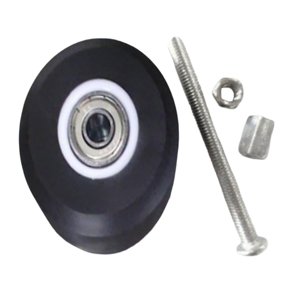 Ruota Pilates per Macchina Reformer Roller Letto Core Silenzioso Ricambio Accessorio Attacco Montaggio in Gomma E Metallo Adatta per Donne Principiant