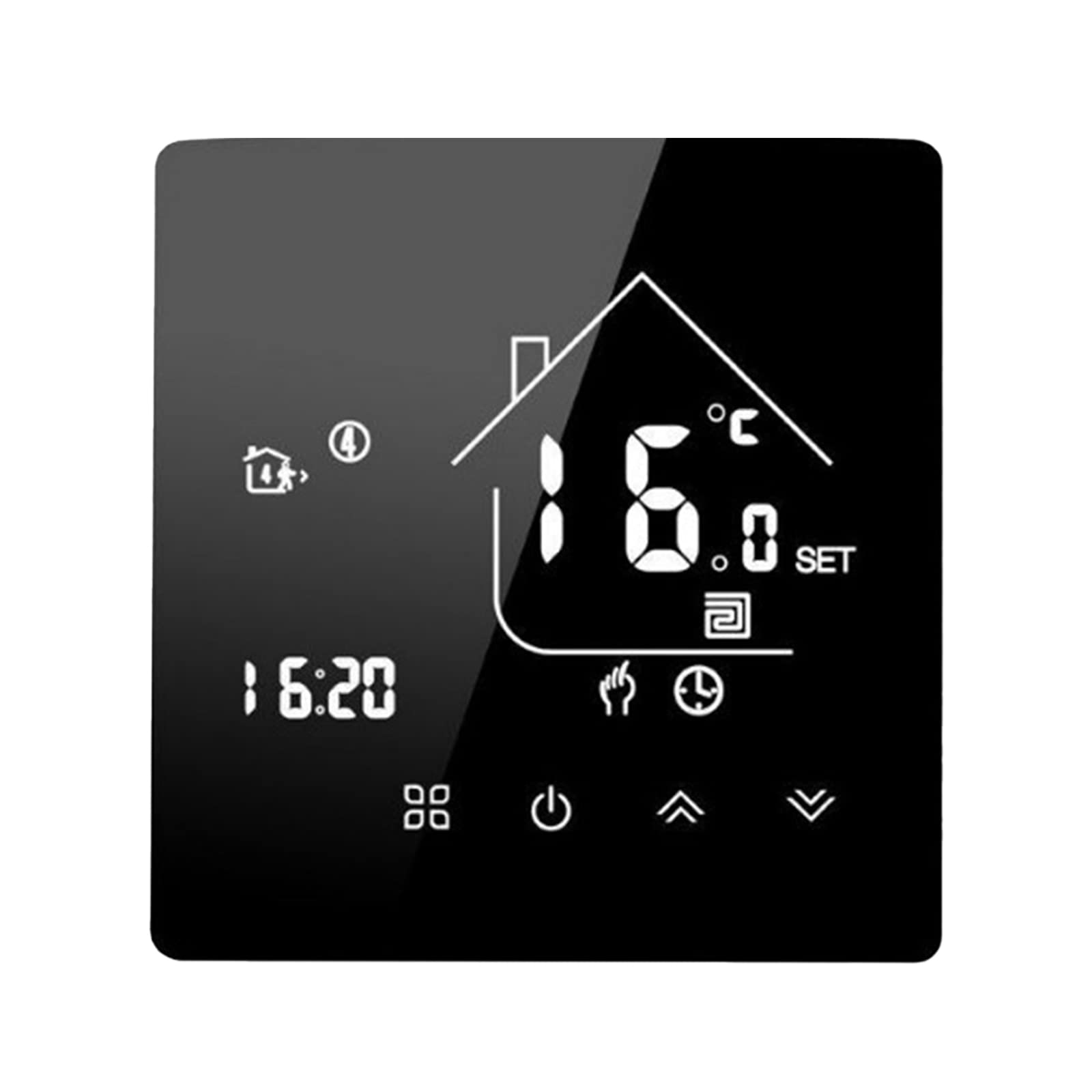Inteligentny Termostat do Ogrzewania Podłogowego, Duży Wyświetlacz LCD