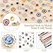 200 Pcs 10/12/14 MM Sew on Rhinestones for Bedazzling,10 Mixed Colors Crystal Glass Flatback Rhinestones for Crafting,Big Gems Large Rhinestone for Clothes Fabric Decor Christmas Thanksgiving Gift