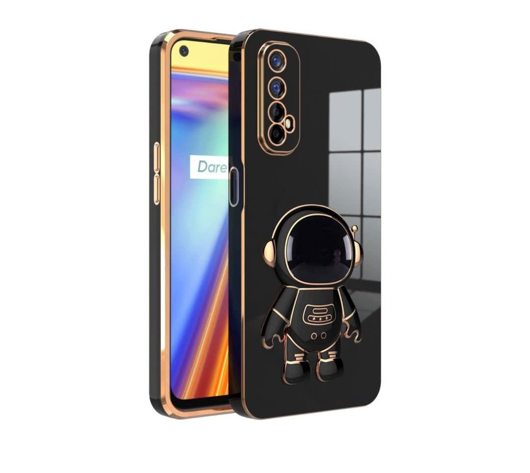 RESOURIS Astronaut Mobile Phone case and Cover Compatible for realme 7, Narzo 20pro | Astro Folding Phone Stand | Raised Edge | Black (B0C411B6K1) Amazon Price History, Amazon Price Tracker