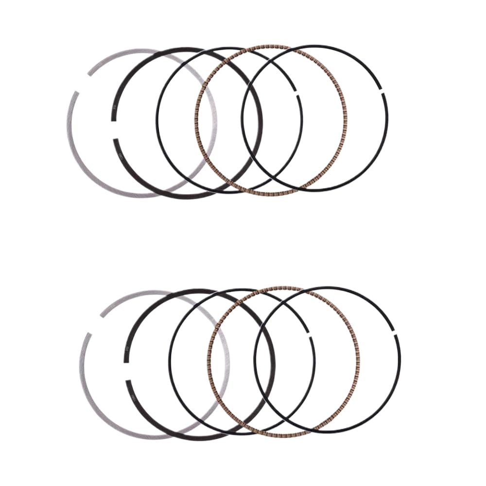 67mm 1 2 4pc Motorcycle Engine Piston Rings Compatible with GSX-R600 GSXR600 GSXR 600 GSR600 Motorcycle Models 2001 2003 2004 2005 2006 2017 2006 2010 Aftermarket Replacement(2set STD)