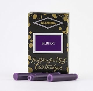 Bilberry - Purple Ink Cartridge For Fountain Pens 18 Per Package