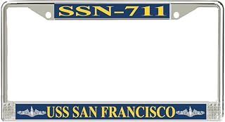 MilitaryBest USS San Francisco SSN-711 Enlisted License Plate Frame