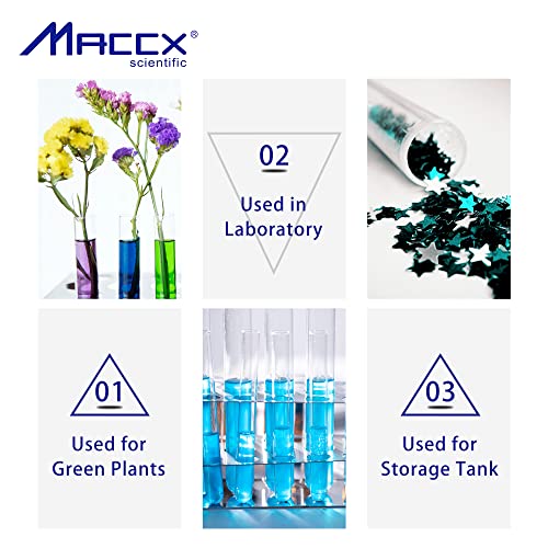 Maccx 10Ml Sturdy Glass Test Tubes, 16X100Mm, Pack Of 50, Borosilicate Glass Material, Ttg016-050 #TOP4