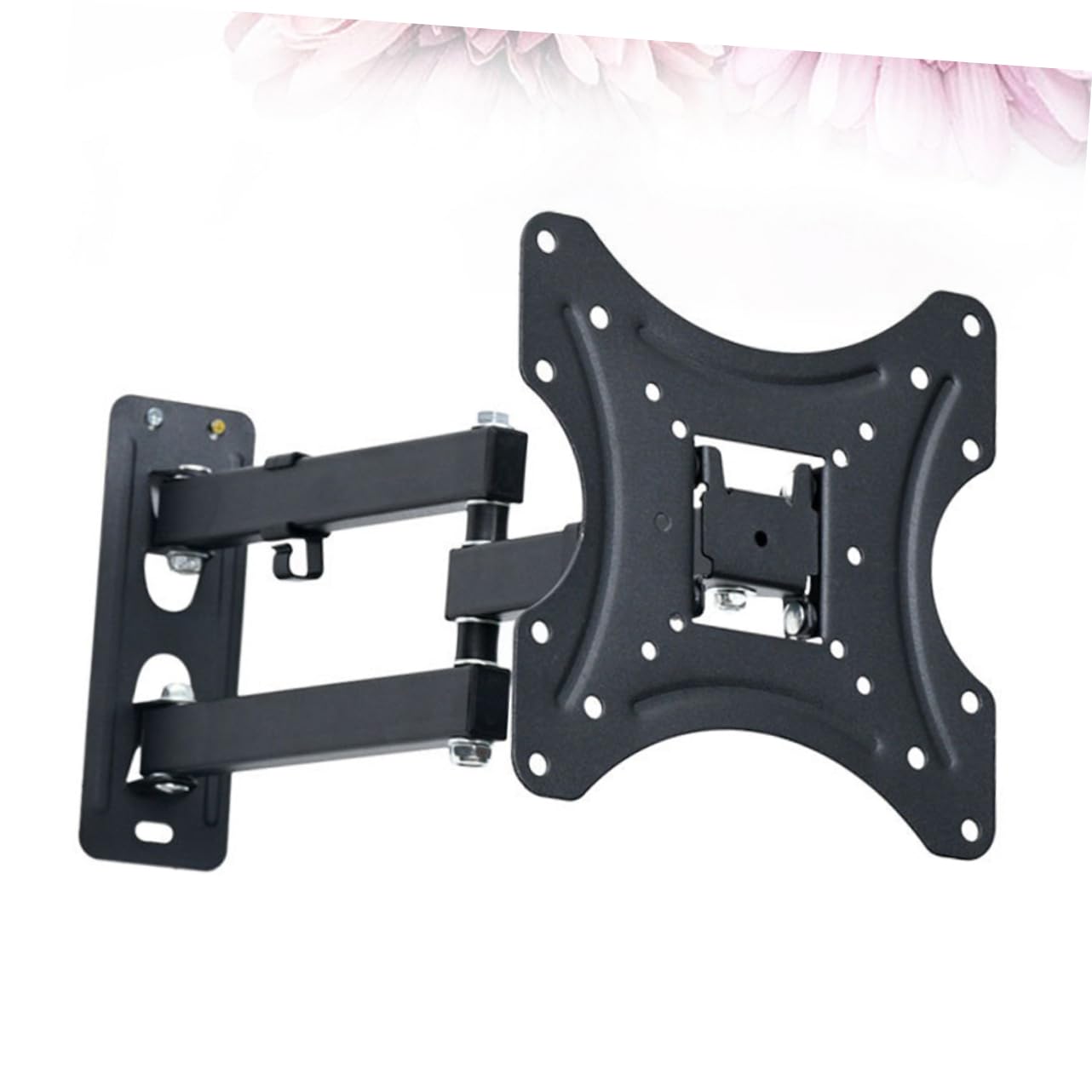 Happyyami Supporto Tv Lcd Staffa Parete Tv Regolabile e Girevole Compatibile Lcd Livella