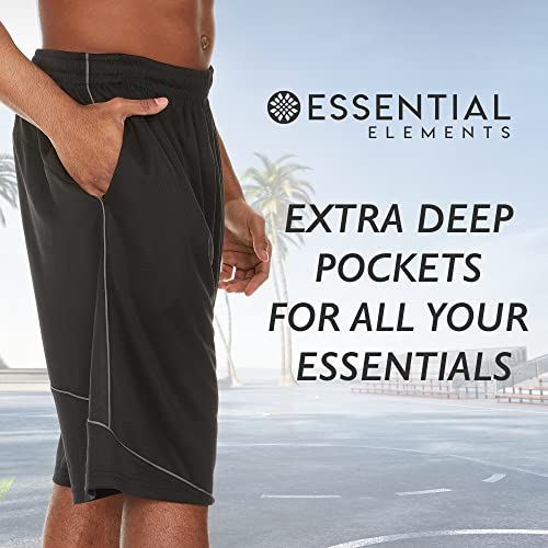 Athletic Shorts For Men - 4 Pack Men's Activewear Quick Dry Basketball Shorts - Workout, Gym, Running #TOP5