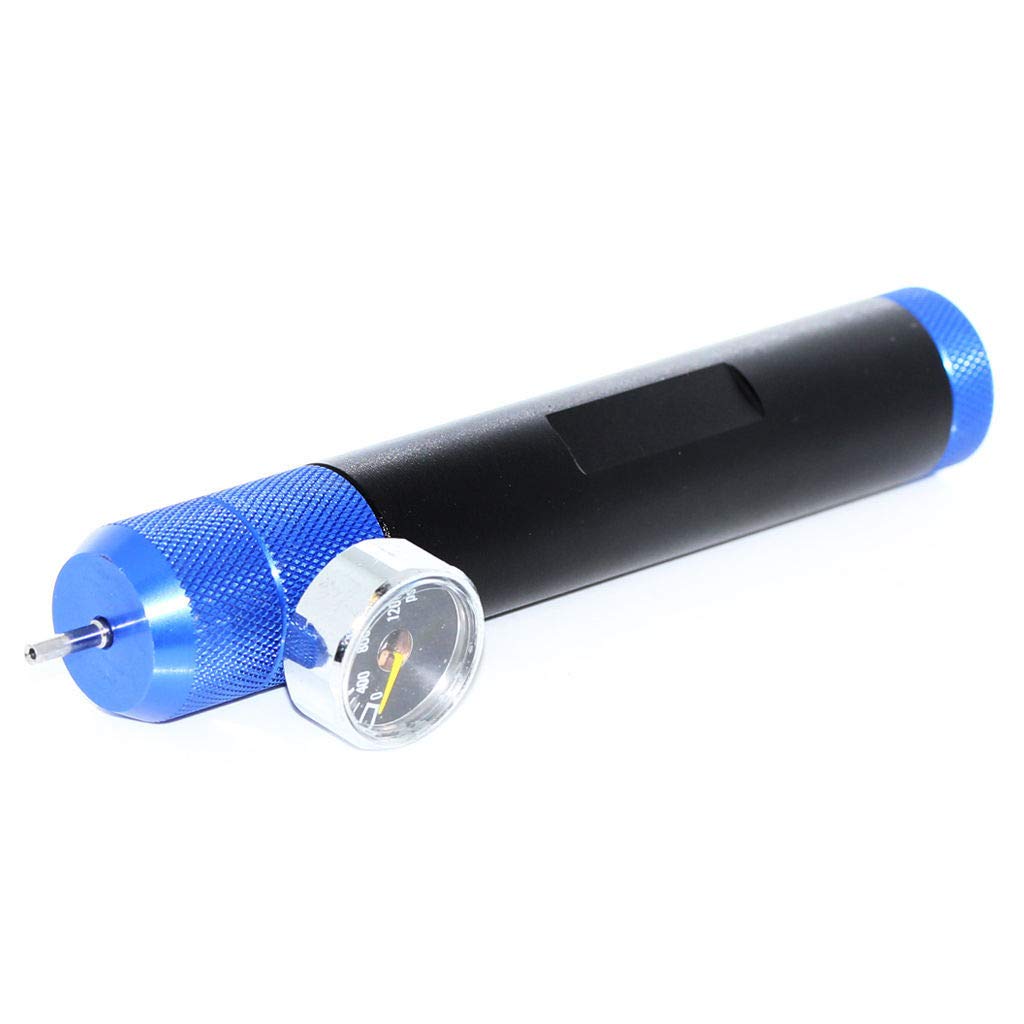 Generica Airsoft Spare Parts Army Force 12g Chargeur Co2 Adaptateur Portable with Readout