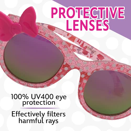 Minnie Mouse Sunglasses for Toddler Girls w/t Soft Case - Disney World Accessories for Trip - Disney Gifts for Kids4