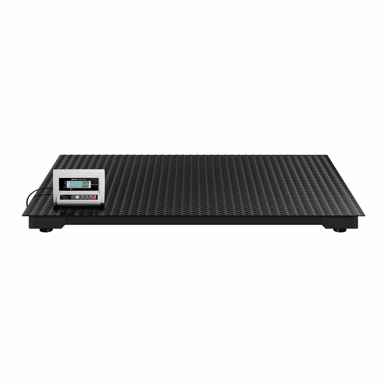 Steinberg Systems SBS-BW-3T/1A Bodenwaage 3000kg / 1 kg Paketwaage 150 x 151,5 cm Plattformwaage Industriewaage Digitalwaage mit LCD-Anzeige ECO