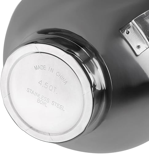 Miniatura 4 de Anbige Piezas de repuesto de acero inoxidable de 4.5 cuartos de galón con asa, compatible con KitchenAid Artisan&Classic Series 4.5-5 QT mezclador