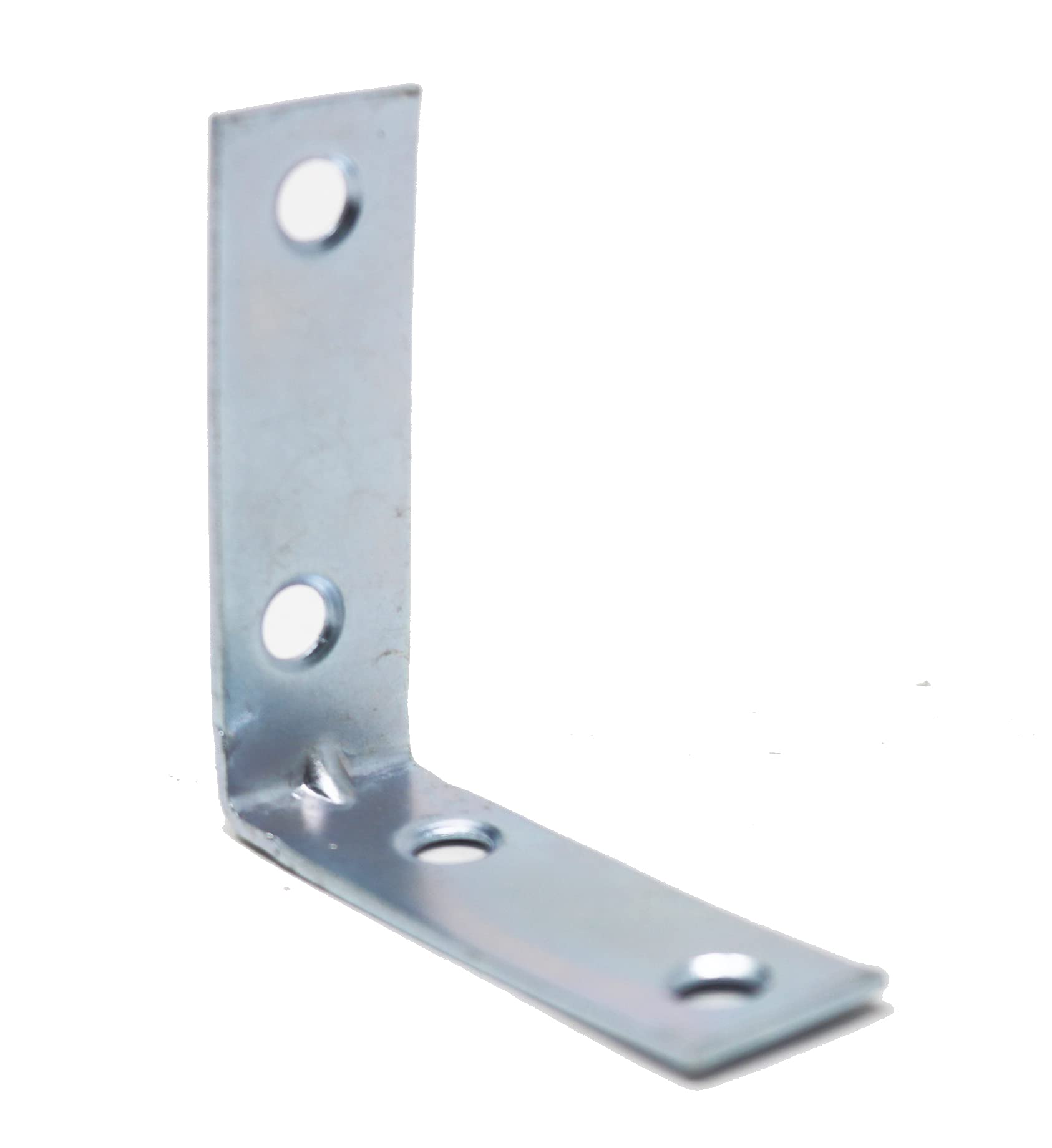 fiXte Steel Corner Brace Repair Brackets Zinc Plated Right Angle 50mm x 16mm - Available in Packs of 4 and Packs of 10 (Pack of 10)