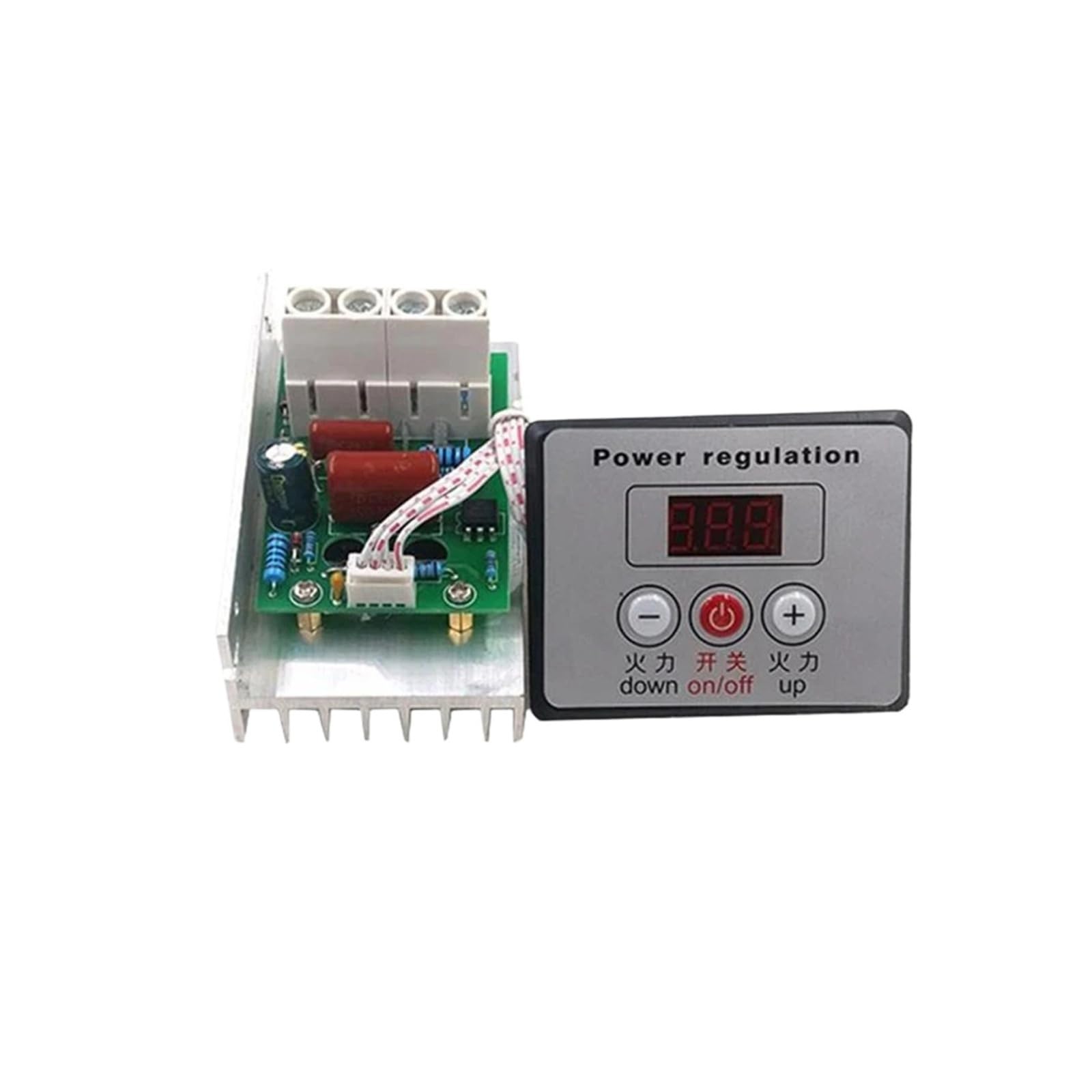 Régulateur de tension 10000W pour contrôler la vitesse d'un moteur AC 220V avec écran
