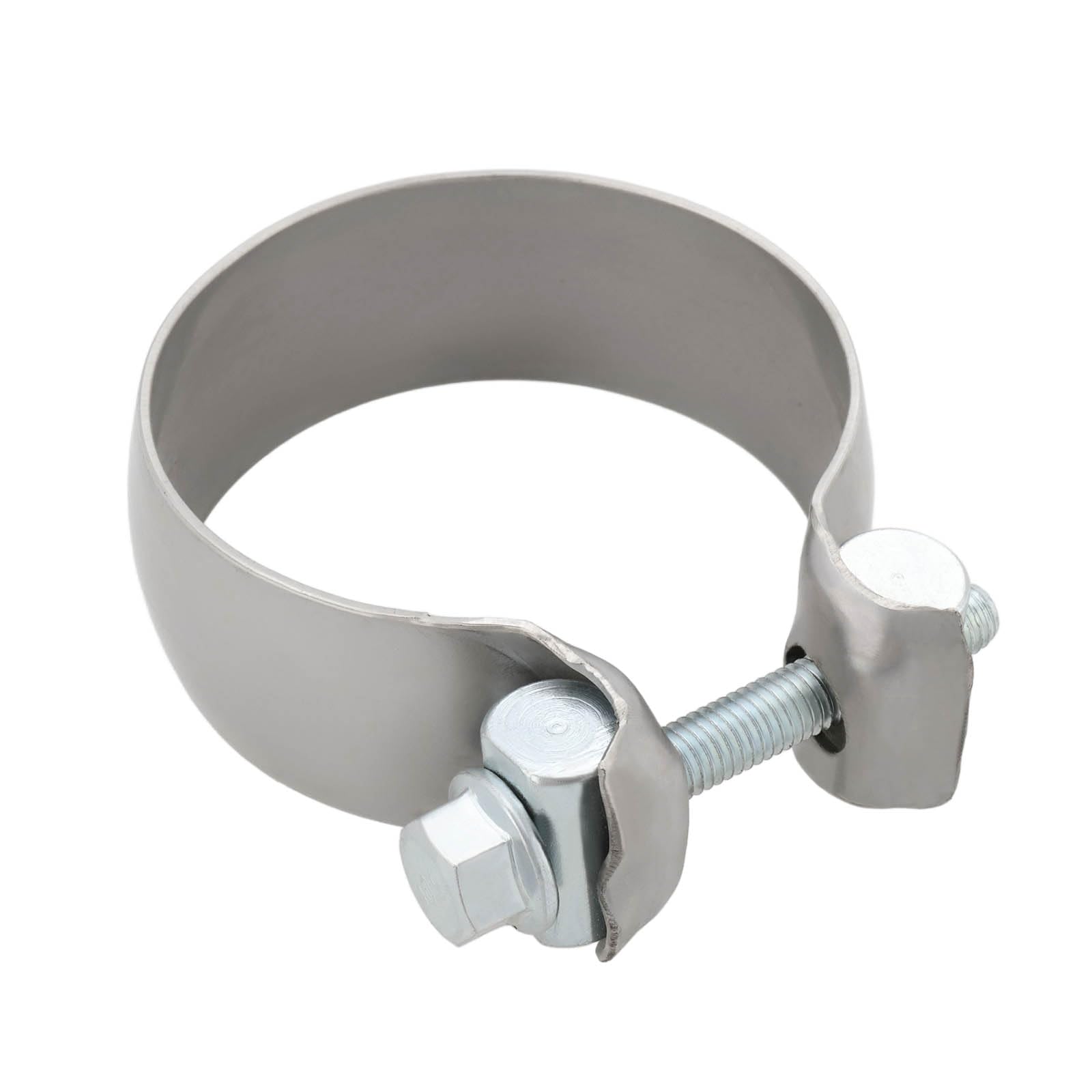 1Pc Car Exhaust Clamp 304 Stainless Steel Exhaust Pipe Clamp Replacement Part A0004901241 Compatible with Mercedes Benz Central Exhaust Clamp 65mm