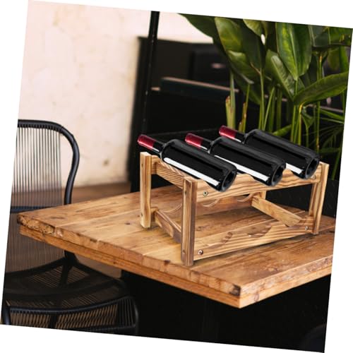 Soporte de vino forma de onda para pared miniatura 4