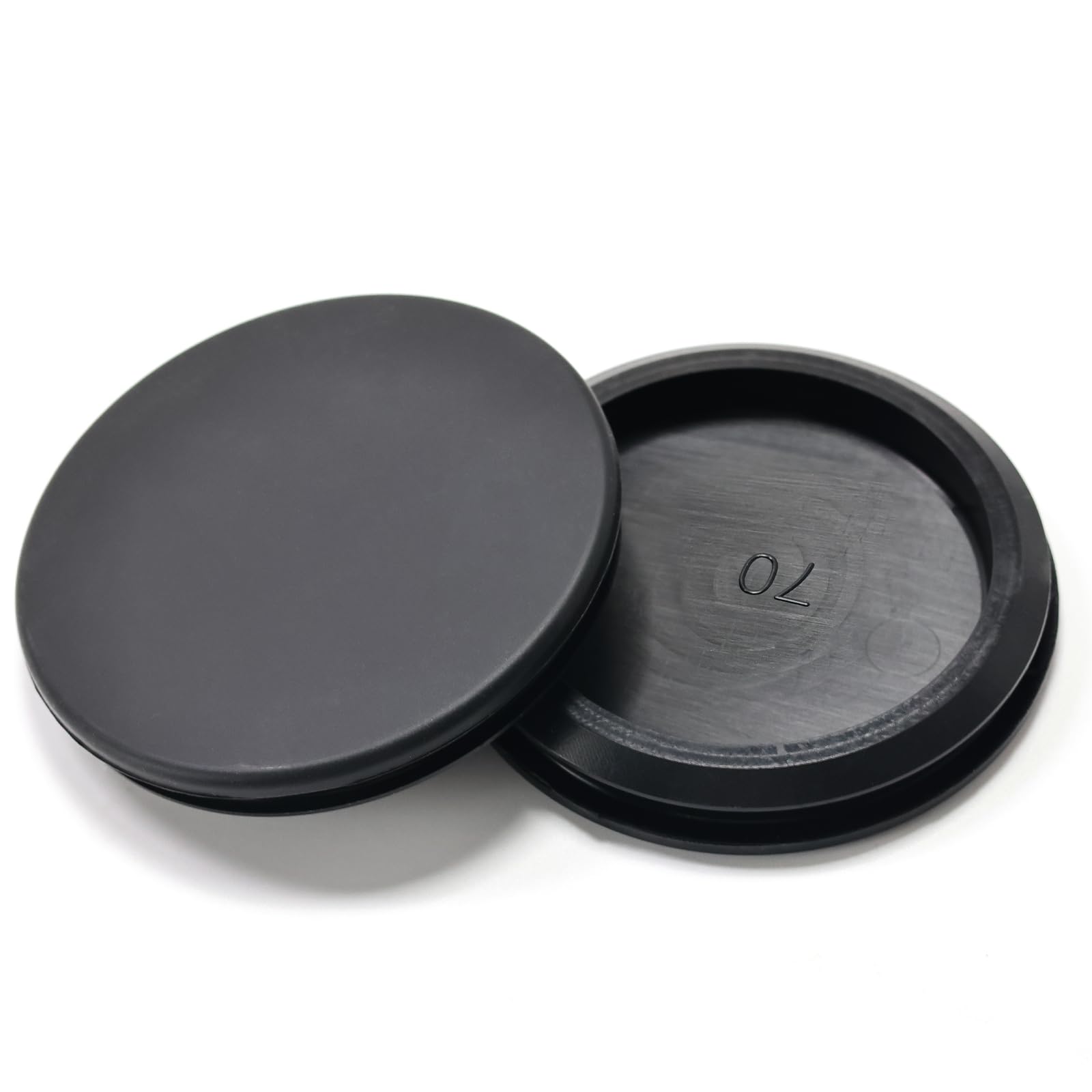 2 Pcs 70 mm Silicone Rubber Plugs for 70 mm (2-5/8") Round Holes