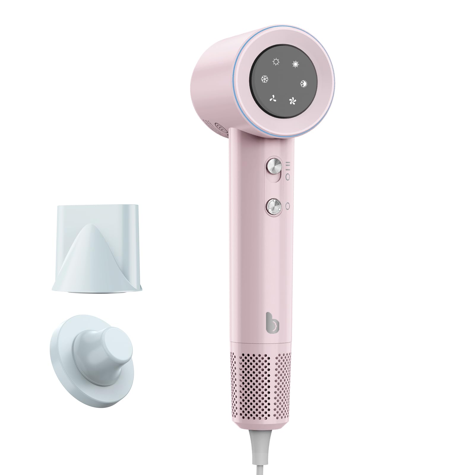 GOKOCO Secador De Cabelo Profissional 220v, 120000 RPM High Speed Hair Dryer 1600W com