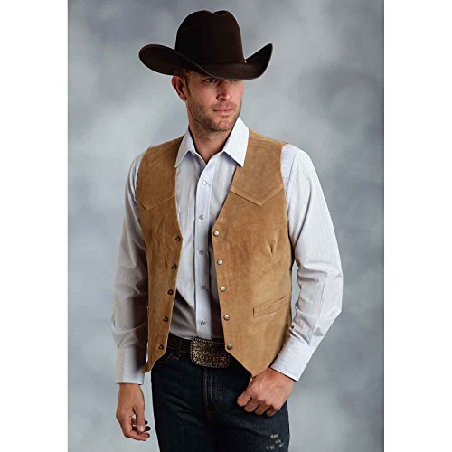 Roper Men's Silky Cow Suede Vest