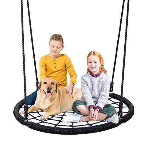 Super Deal XXL 48" Web Tree Swing Set - Largest Platform - 360°Rotate°