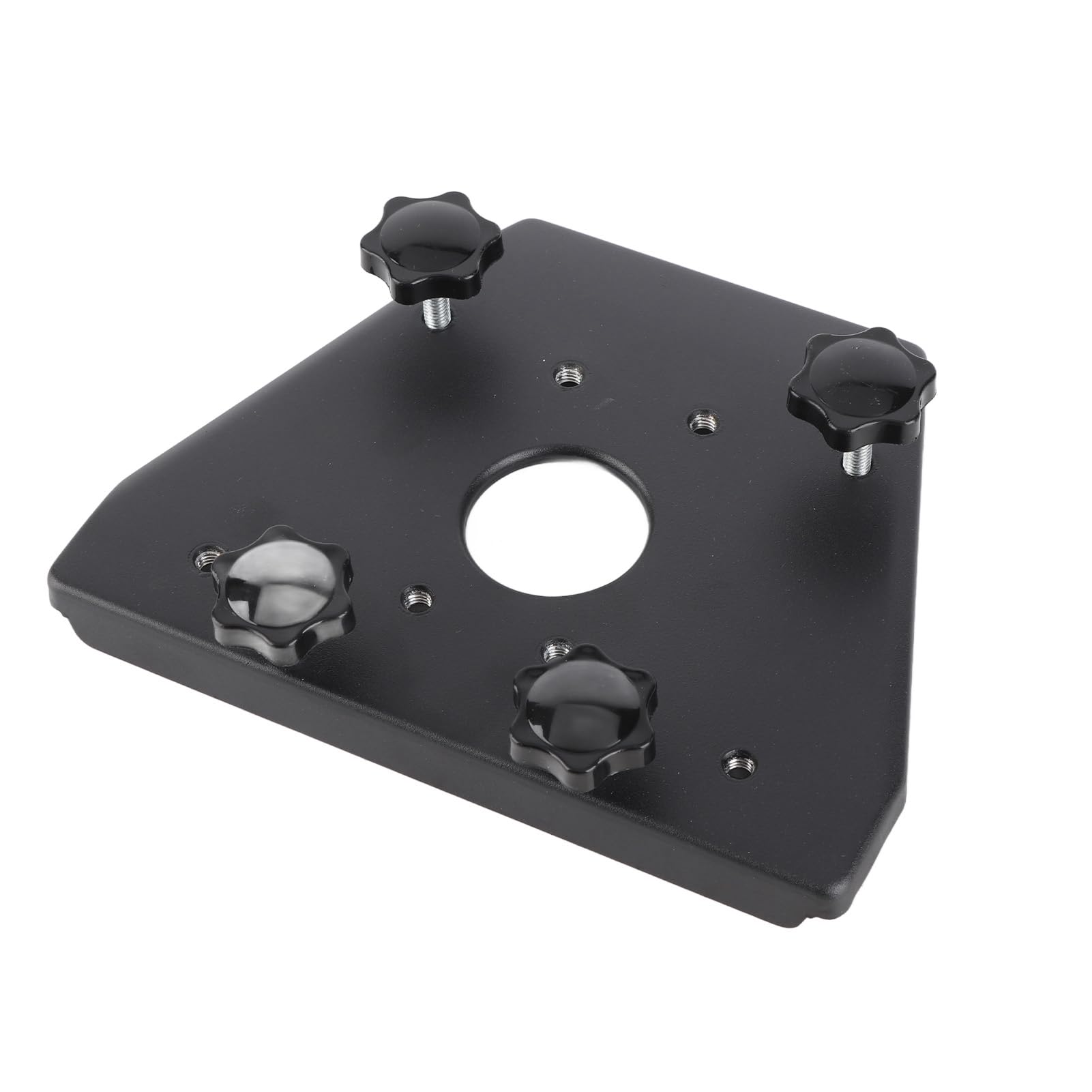 Socobeta Adaptateur de Montage sur Poteau Satellite Noir Réglable pour Antenne Parabolique Standard Gen 3, Installation Facile, Utilisation Sûre, Conception Durable 7,1 X 5,6 Pouces