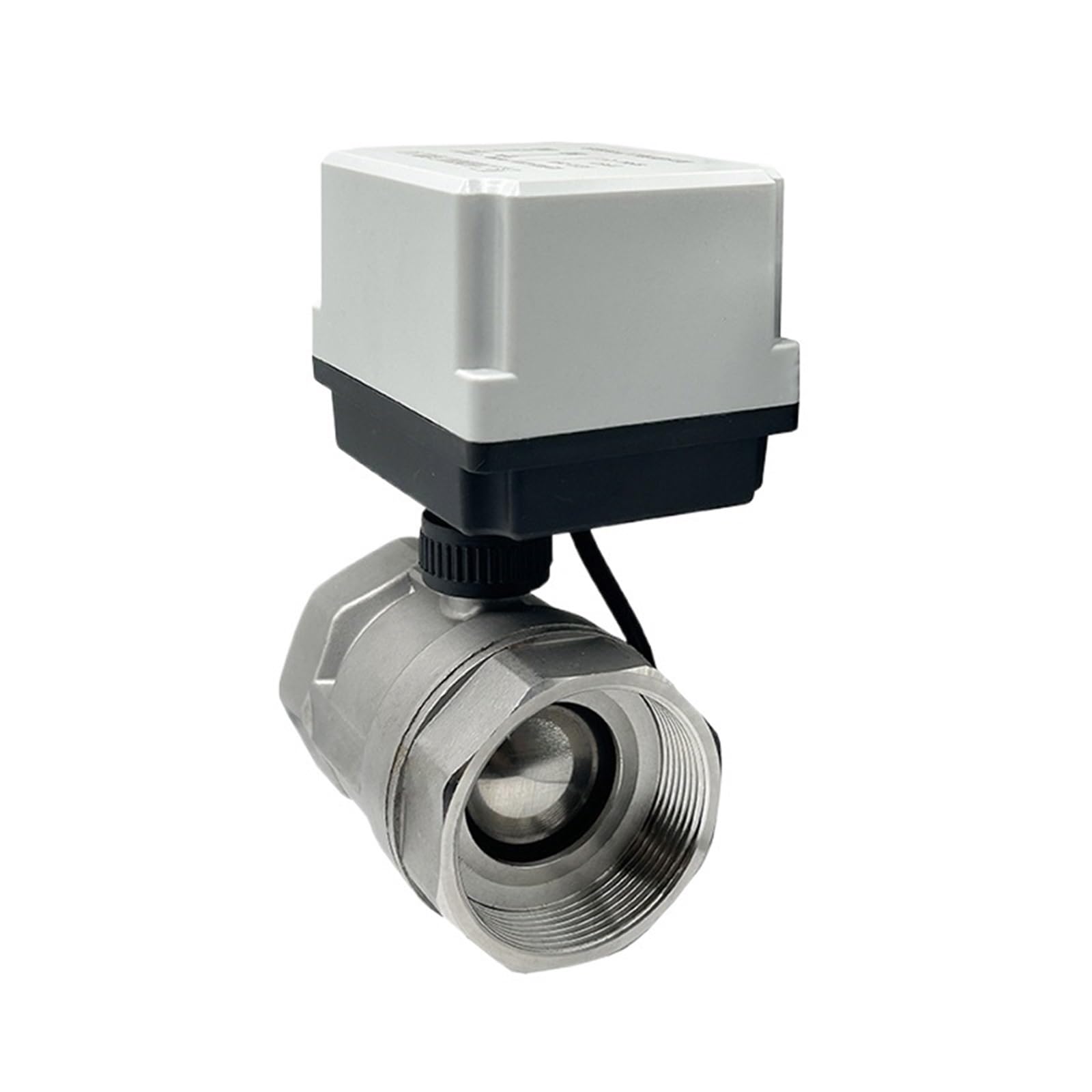 Válvula motorizada de acero inoxidable DN40 de 220V con control de 3 cables de alta resistencia