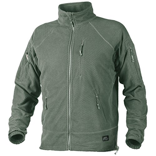 Helikon-Tex Heren Alpha Tactisch Jassen Grid Fleece Gebladerte Groen maat XL