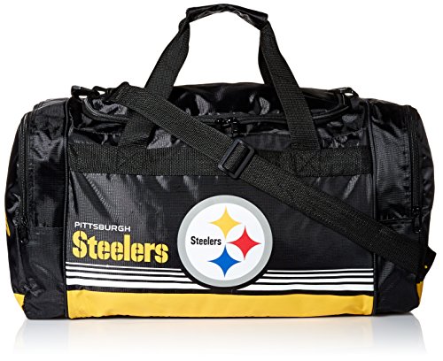 Pittsburgh Steelers Medium Striped Core Duffle Bag