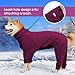 Dotoner Fleece Hundepullover Wintermantel Hundemantel Grosse Hunde Fleecejacke mit Beinen Hundebademantel für Kleine Mittelgroße Haustiere Hundebekleidung,Chihuahua,Beagle,Weicher Hunde Pyjamas