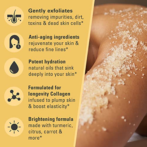 M3 Naturals TURMERIC SCRUB Exfoliating Body Scrub Turmeric Body Scrub And Skin Exfoliator thumb #3
