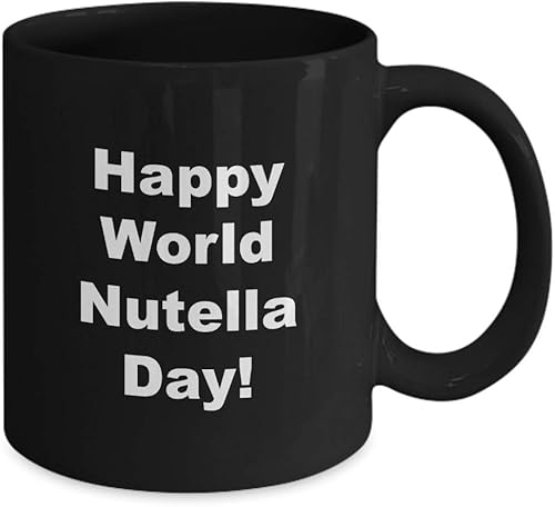 Miniatura 2 de Taza de café de Nutella divertida idea de regalo para amiga, hermana, hermano, mamá, papá, celebrar el 5 de febrero, Día Mundial de la Nutella, taza