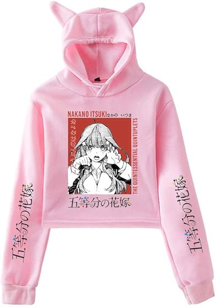 Amazon.com: The Quintessential Quintuplets Sudadera con capucha de moda  para mujer lindo gato Ear 2021 nuevo anime sudadera primavera chica casual  Pullover, Suave, M, estilo3 : Ropa, Zapatos y Joyería