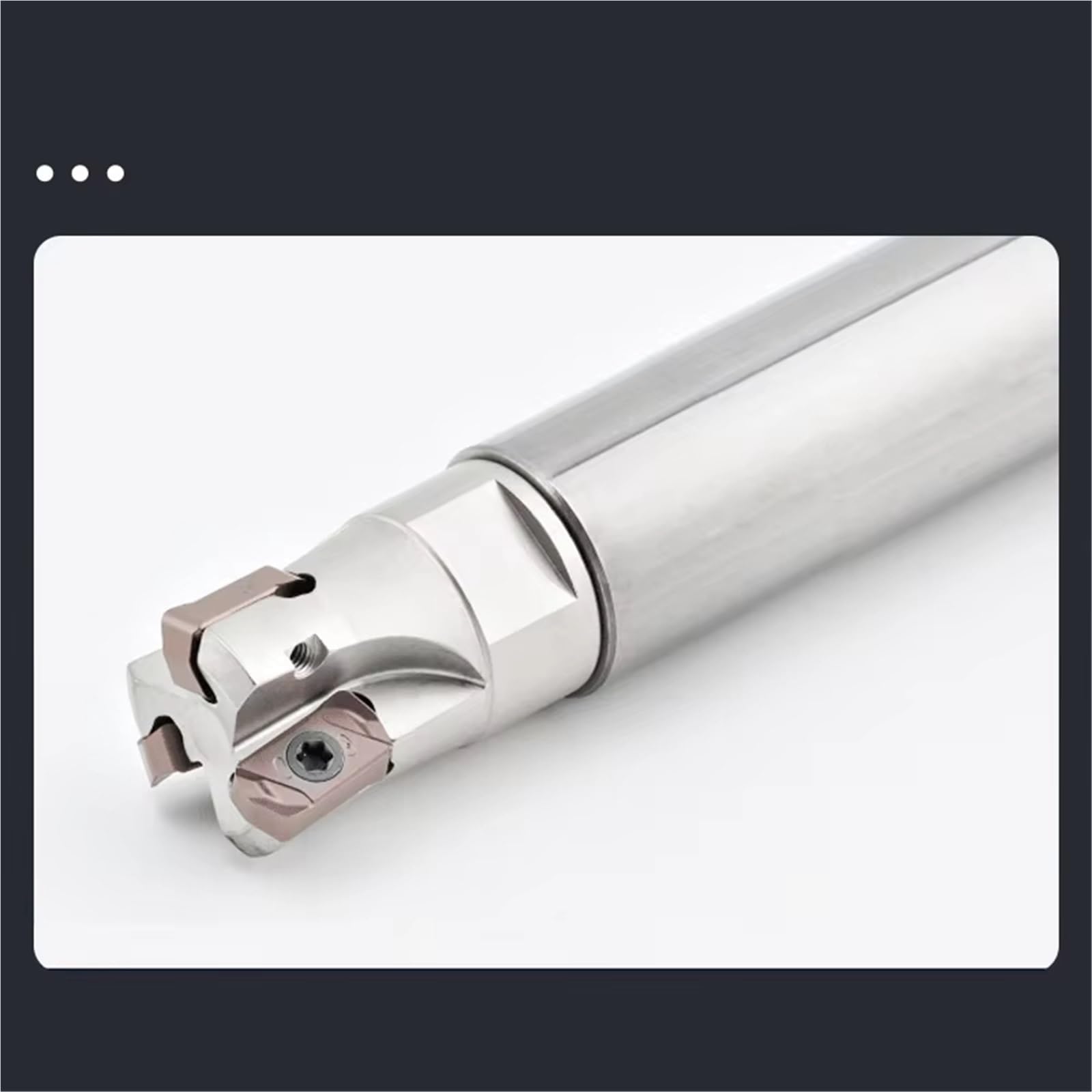 Testa di fresatura con denti bloccaggio ad avanzamento rapido Exn03r in acciaio al tungsteno resistente ai terremoti Lama Lnmu0303(EXN03 20-M10-3T)