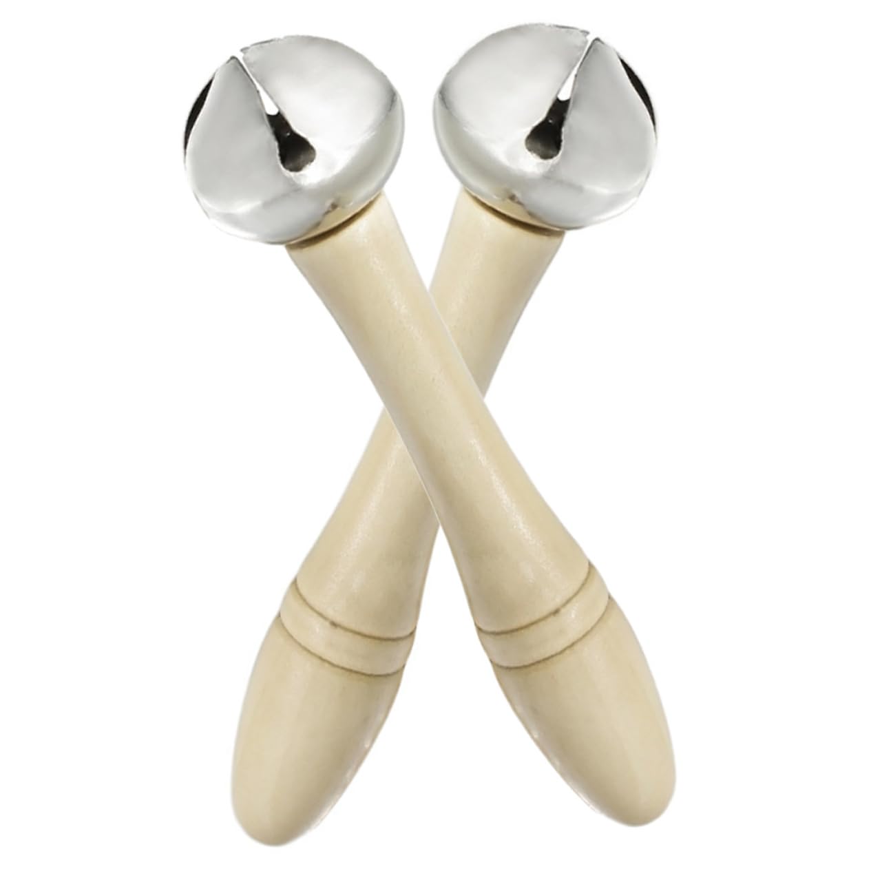 Abaodam Bells Set 2pcs Hand Bell Jingle Bells Senior Hand Bells for Party Hand Percussion Instruments