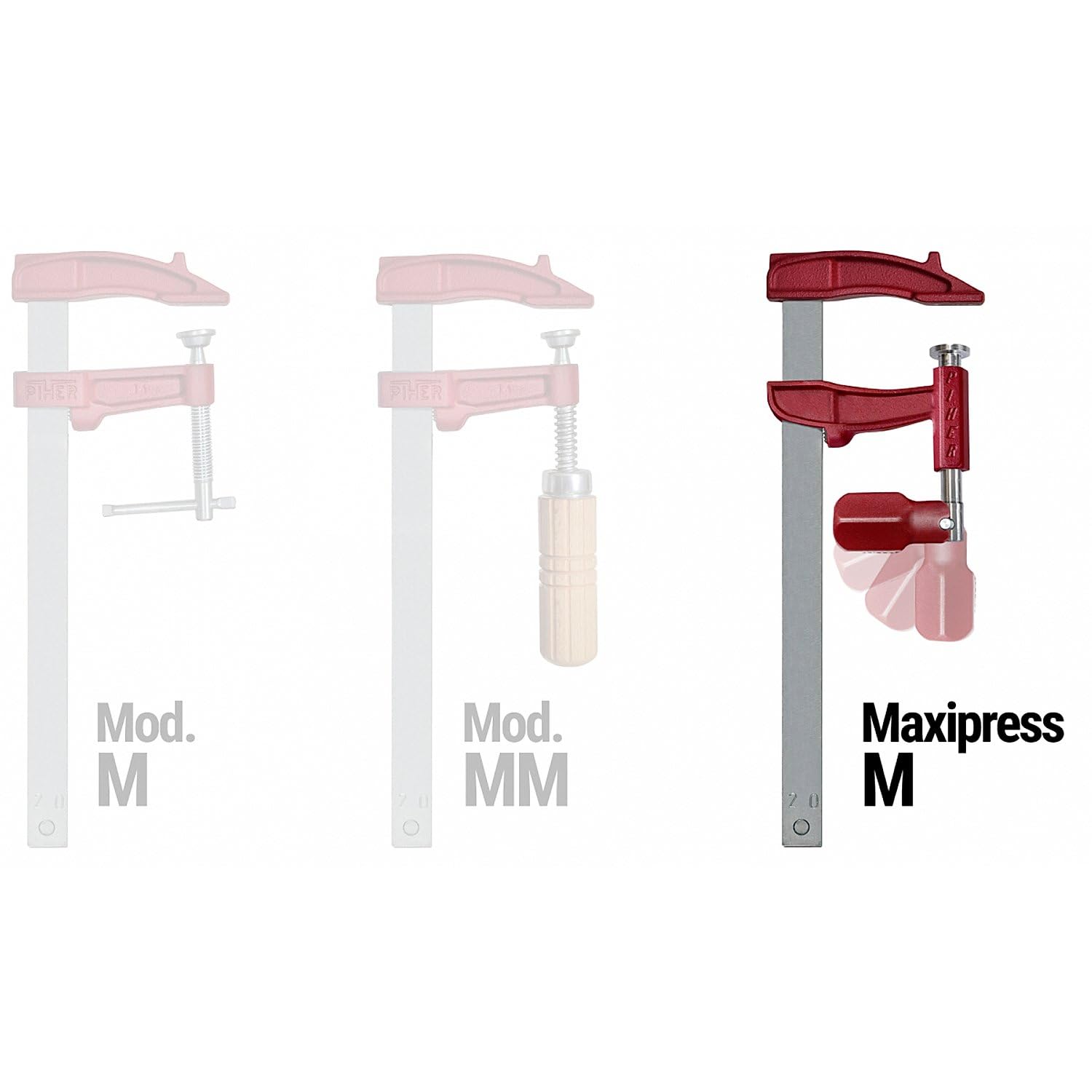PIHER Maxipress M - Sargento (25 cm, hasta 400 kg)