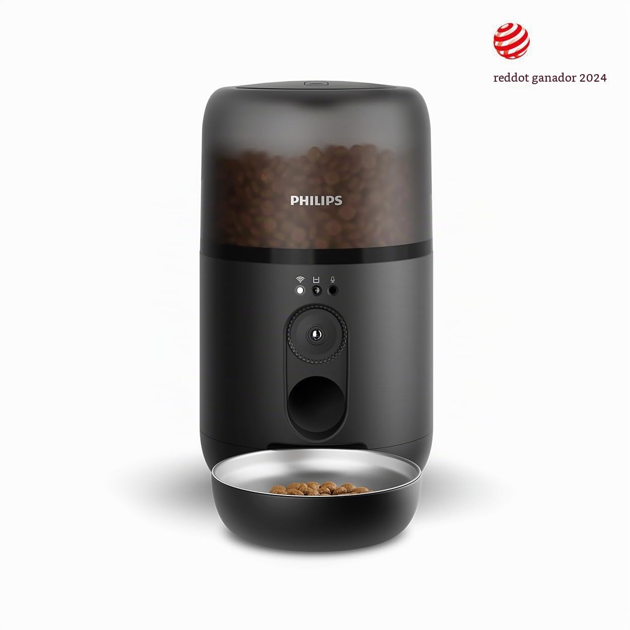 Philips Pet Series Comedero Inteligente, Detección de Movimiento, Programación de Comidas, Notificación de Reposición, Tecnología Antiatascos, Comida Fresca, Fácil de Limpiar, Aplicación (PAW5320/02)