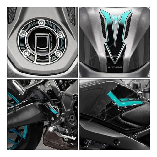 Protection réservoir MT 09 2024 kit autocollant résine 3D étanche - 6