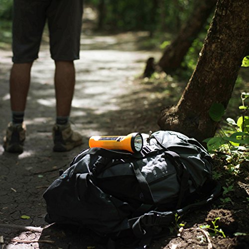 Image of AgniSolar Torch 2: Solar Charging, Sustainable LED Power with Inbuilt Solar Panel, Lithium-Ion Battery, Micro USB Charging for Emergencies, Power Cuts, Camping, Hiking, and Outdoor Adventures