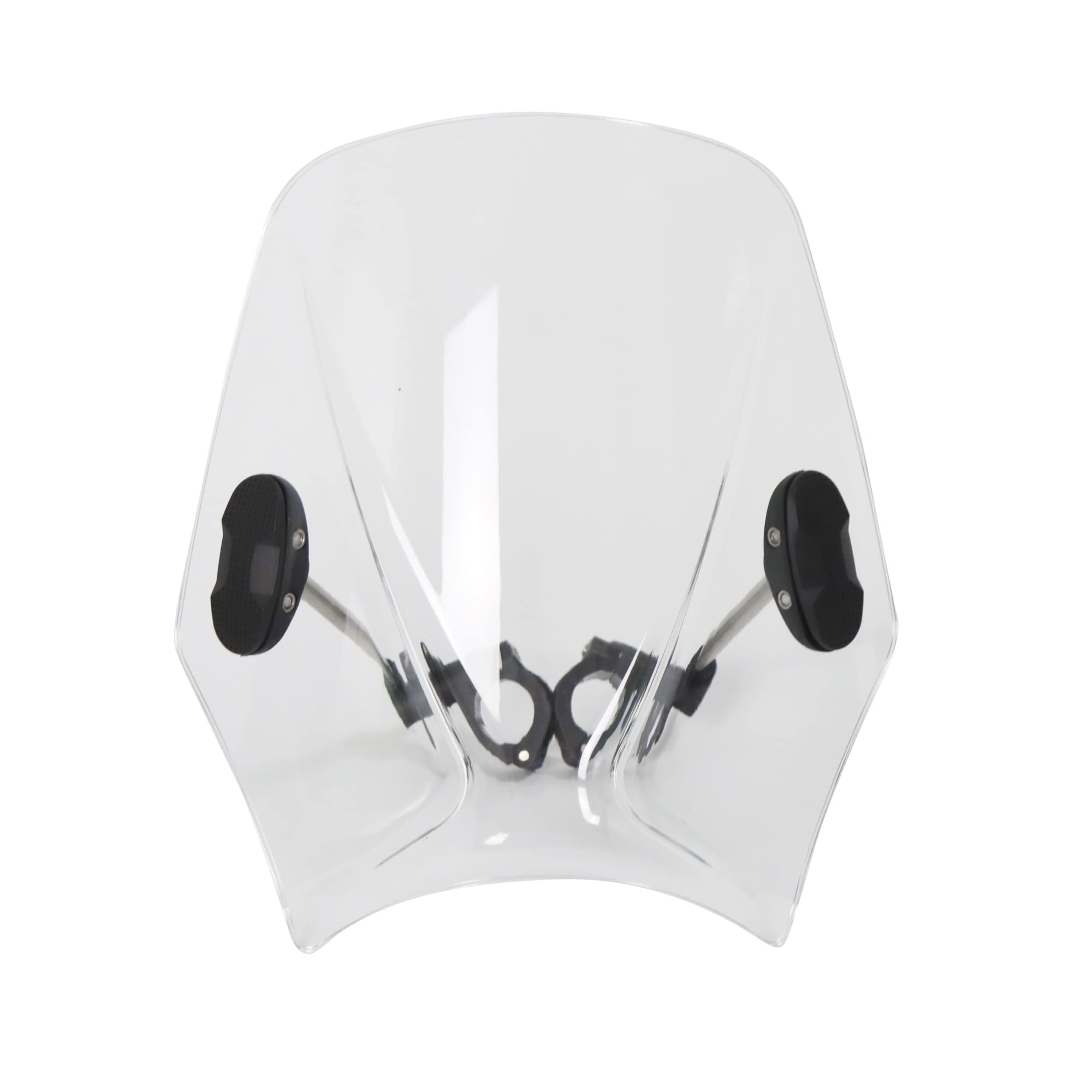 JIKKS Windshield Fit for Kawasaki Vulcan S 650 EN650 VN 2015-2022 Motorcycle Accessories Windscreen Windshield Shield Bracket (Color : B-Transparent)