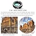 Phone Camera Lens Kit Upgraded Version Telephoto 28X Wide Angle 0.6X Macro 20X Fisheye 198° for Most Smartphones (Black)