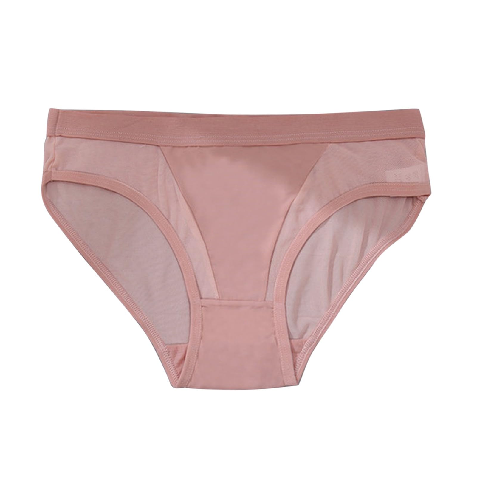 Momolaa Bragas Mujer Algodon Bragas menstruales Bragas Mujer Bragas menstruales Dim Calzoncillos de Mujer Cintura Media Malla Transparente Color sólido Calzoncillos Algodón Bragas menstruales Dim
