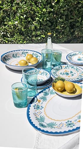 Set de 6 vasos acrílicos turquesa 16.8 oz miniatura 3