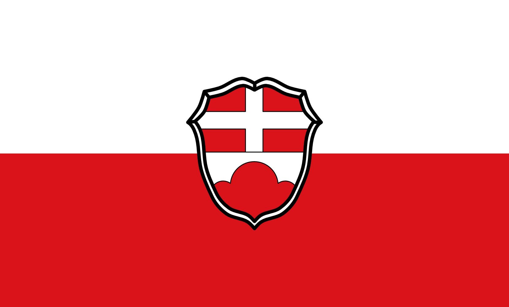 Drapeau Bernbeuren résistant vent format paysage 1.35m² anti-usure